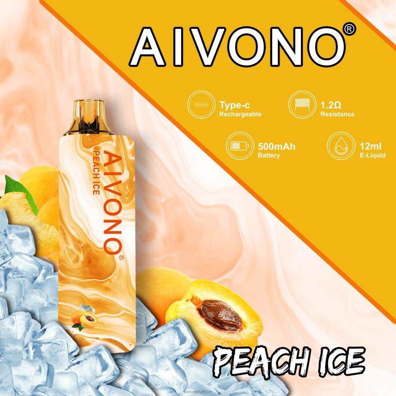 Aivono Turkiye - 68B6Z103 Aivono AIM GUN 7000 şeftalili buz