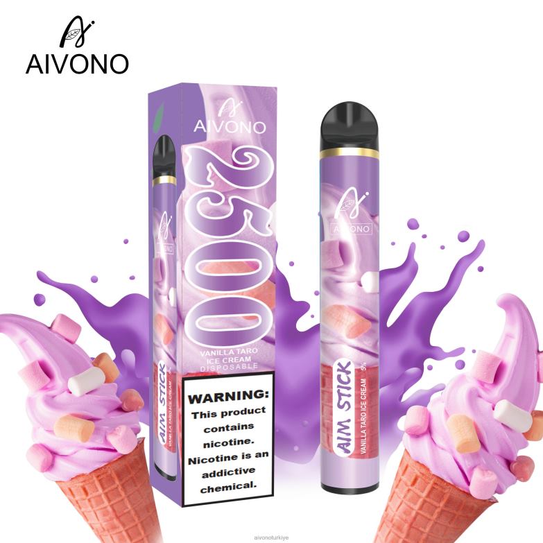 Aivono Turkiye - 68B6Z147 Aivono AIM STICK 2500 vanilyalı taro dondurma