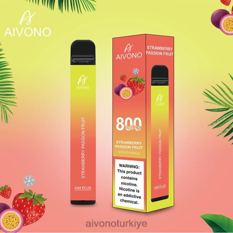 Aivono Turkiye - 68B6Z195 Aivono AIM PLUS 800 çilek tutku meyvesi