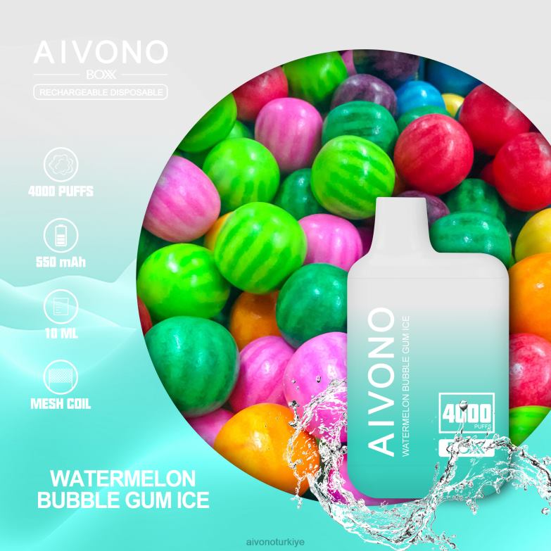 Aivono Turkiye - 68B6Z227 Aivono AIM BOXX 4000 karpuzlu sakız buz