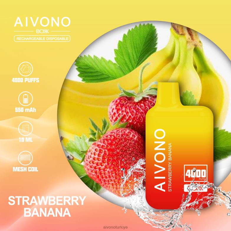 Aivono Turkiye - 68B6Z231 Aivono AIM BOXX 4000 çilek muz