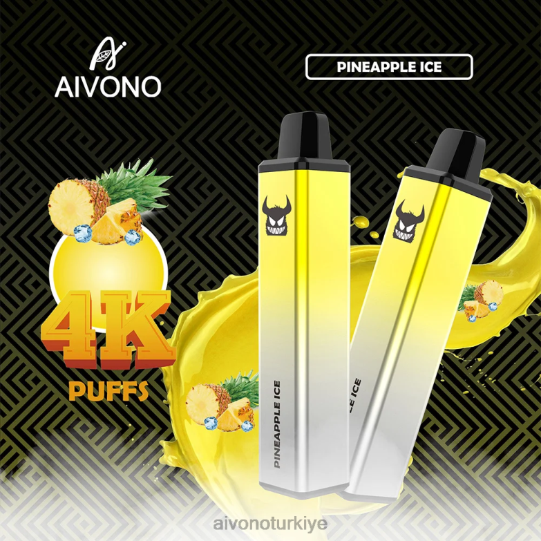 Aivono Turkiye - 68B6Z255 Aivono AIM FREAK 4000 ananaslı buz