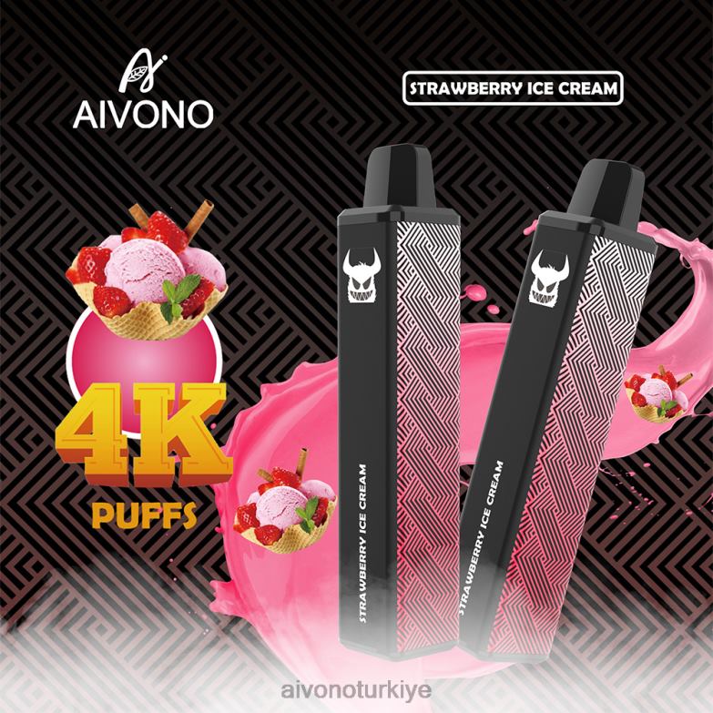 Aivono Turkiye - 68B6Z263 Aivono AIM FREAK 4000 çilekli dondurma