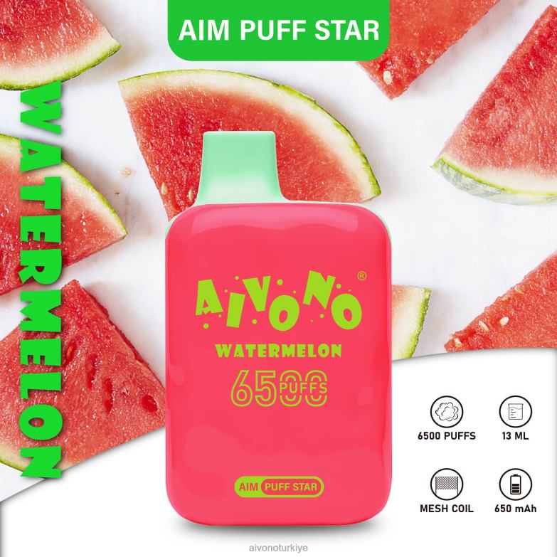 Aivono Turkiye - 68B6Z291 Aivono AIM PUFF STAR 6500 karpuz