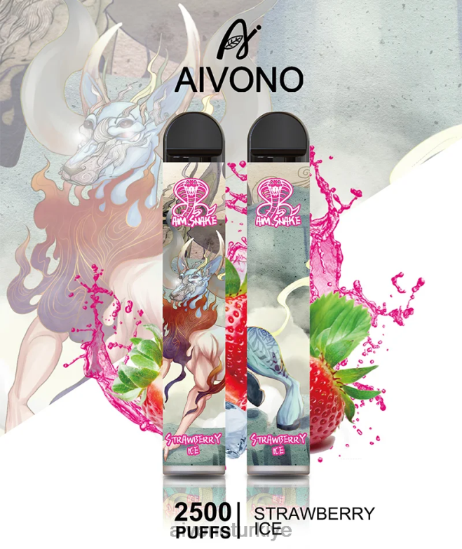 Aivono Turkiye - 68B6Z319 Aivono AIM SNAKE 2500 çilekli buz