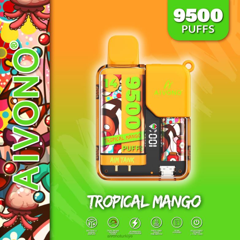 Aivono Turkiye - 68B6Z39 Aivono AIM TANK 9500 tropik mango