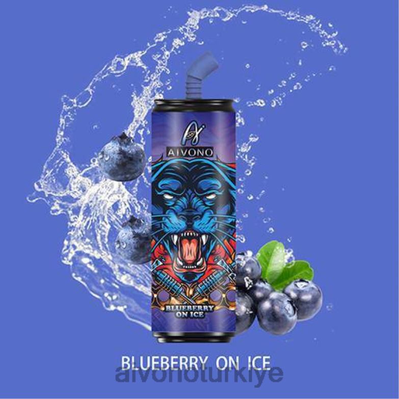 Aivono Vape - 68B6Z113 Aivono AIM WINNER 6000 coca cola şişesi buz üzerinde yaban mersini