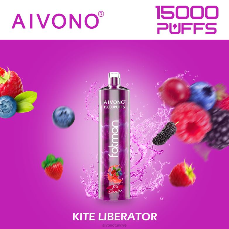 Aivono Vape - 68B6Z13 Aivono FATMAN 15000 uçurtma kurtarıcı