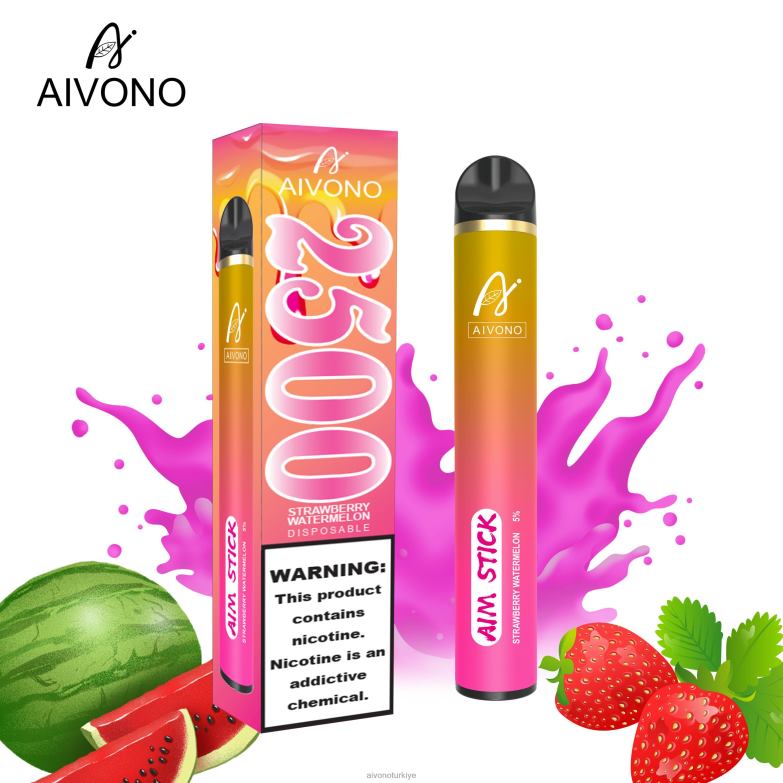 Aivono Vape - 68B6Z149 Aivono AIM STICK 2500 çilek karpuz
