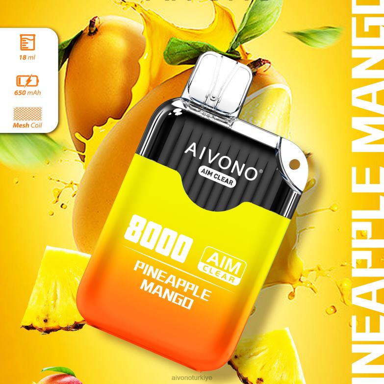 Aivono Vape - 68B6Z209 Aivono AIM CLEAR 8000 ananas mango