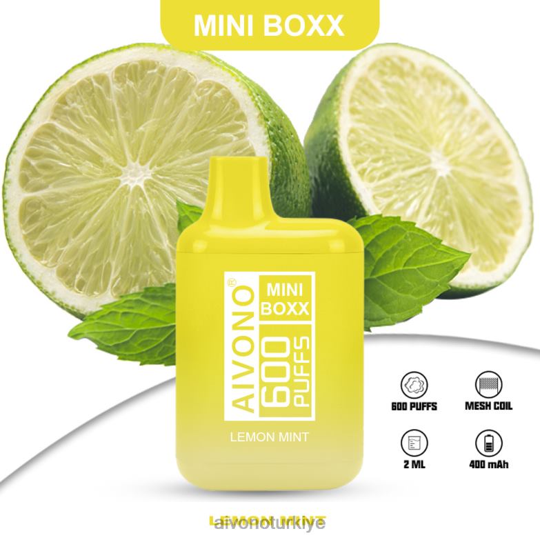 Aivono Vape - 68B6Z233 Aivono AIM MINI BOXX 600 limon nane