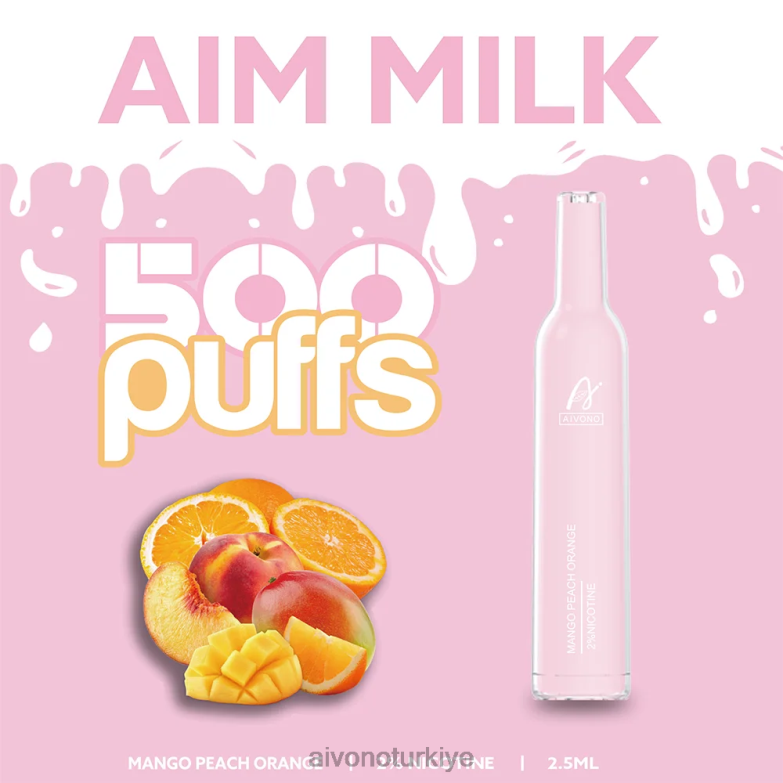 Aivono Vape - 68B6Z269 Aivono AIM MILK 500 mango şeftali portakal