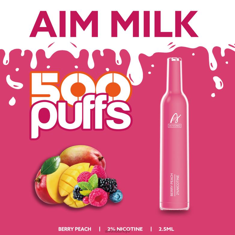 Aivono Vape - 68B6Z273 Aivono AIM MILK 500 dut şeftali