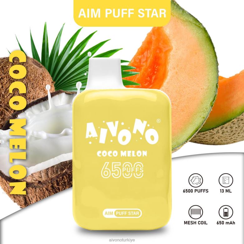 Aivono Vape - 68B6Z297 Aivono AIM PUFF STAR 6500 kavun