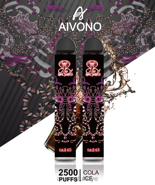 Aivono Vape - 68B6Z301 Aivono AIM SNAKE 2500 kolalı buz
