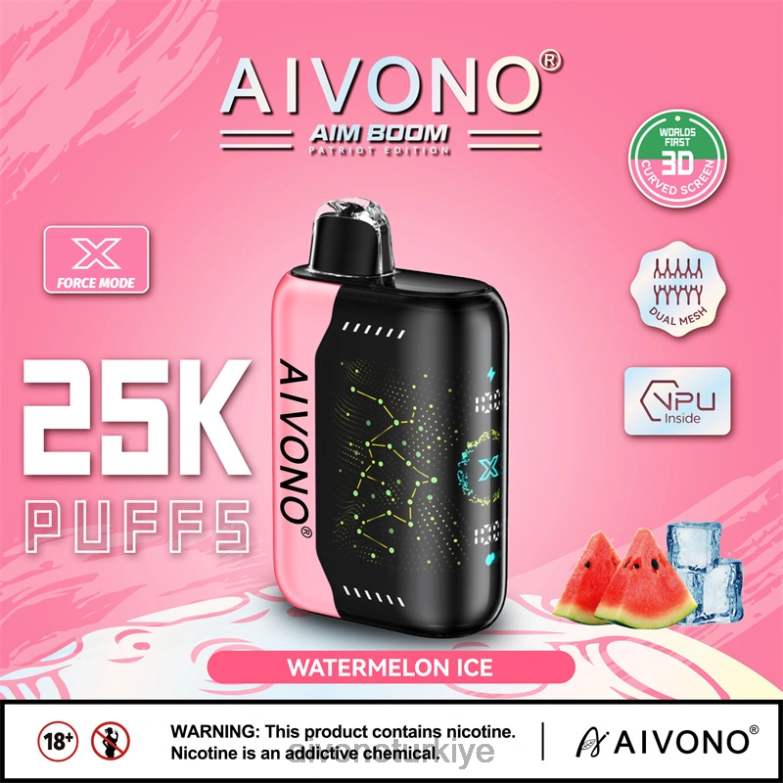 Aivono Vape - 68B6Z353 Aivono AIM BOOM 25000 karpuz buzu