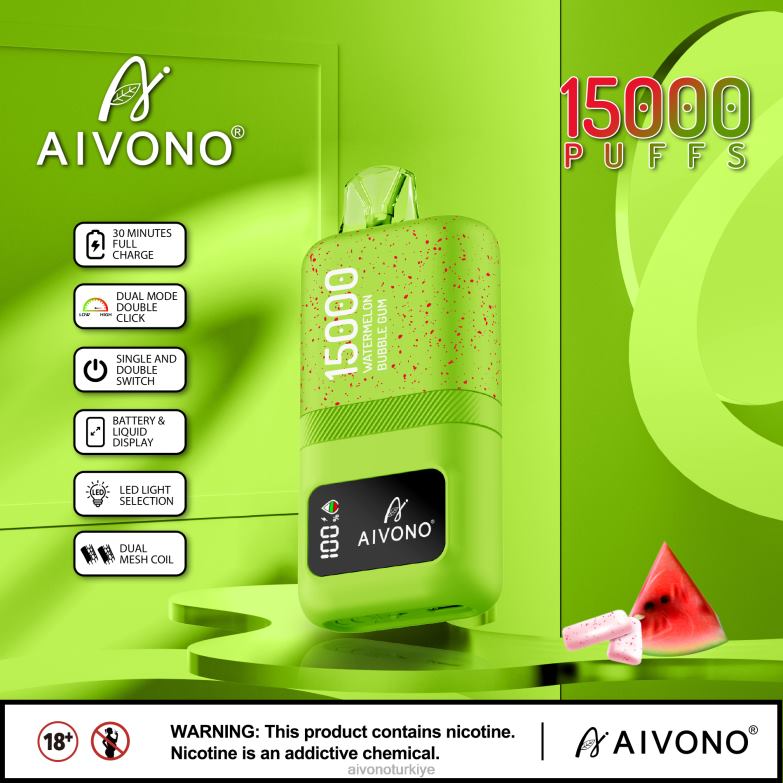 Aivono Vape - 68B6Z65 Aivono AIM magic 15000 karpuzlu sakız