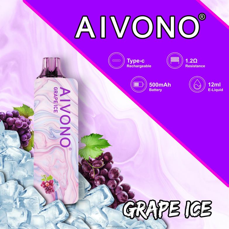 Aivono Vape Review - 68B6Z102 Aivono AIM GUN 7000 üzüm buzu