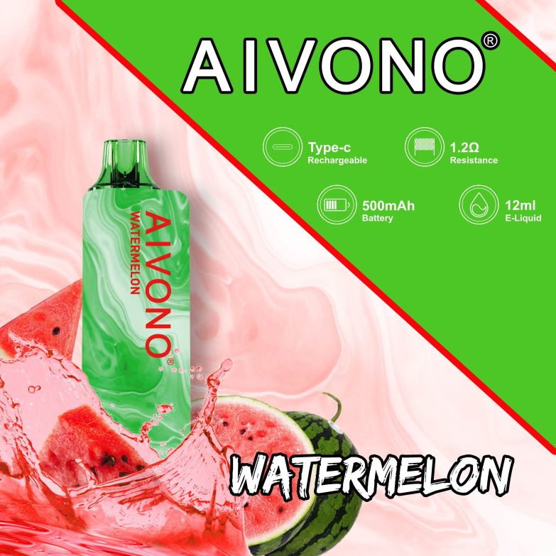 Aivono Vape Review - 68B6Z110 Aivono AIM GUN 7000 karpuz