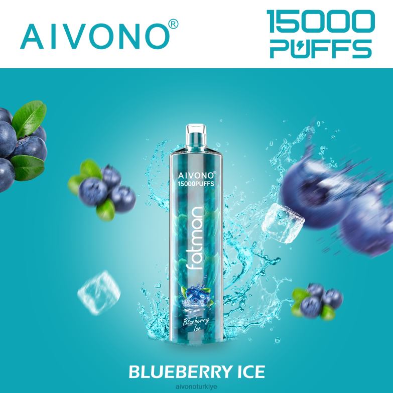 Aivono Vape Review - 68B6Z14 Aivono FATMAN 15000 yaban mersinli buz