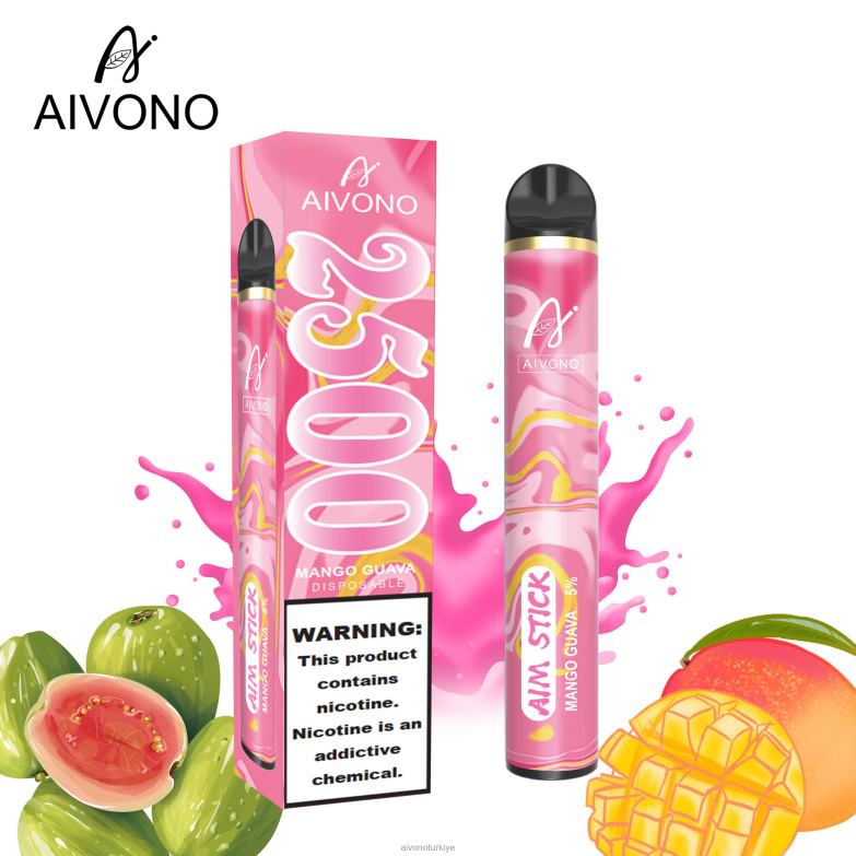 Aivono Vape Review - 68B6Z146 Aivono AIM STICK 2500 mango guavası