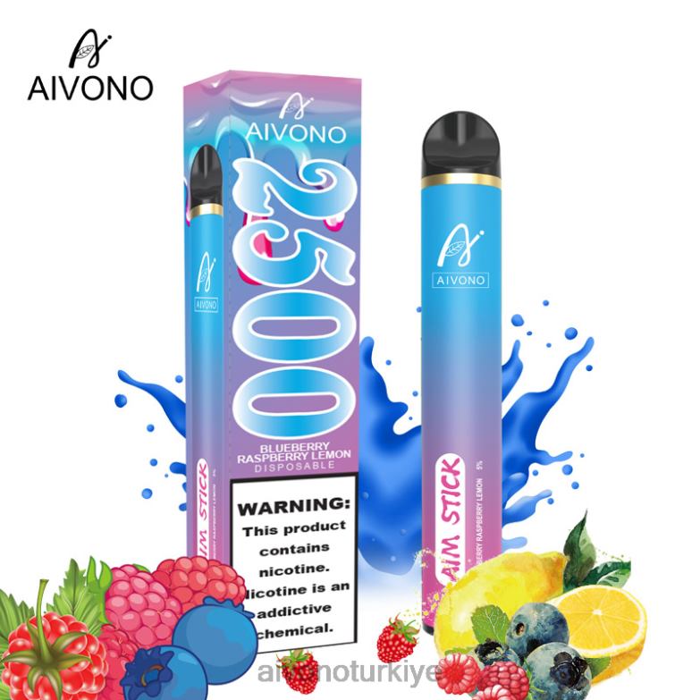 Aivono Vape Review - 68B6Z154 Aivono AIM STICK 2500 yaban mersini ahududu limon
