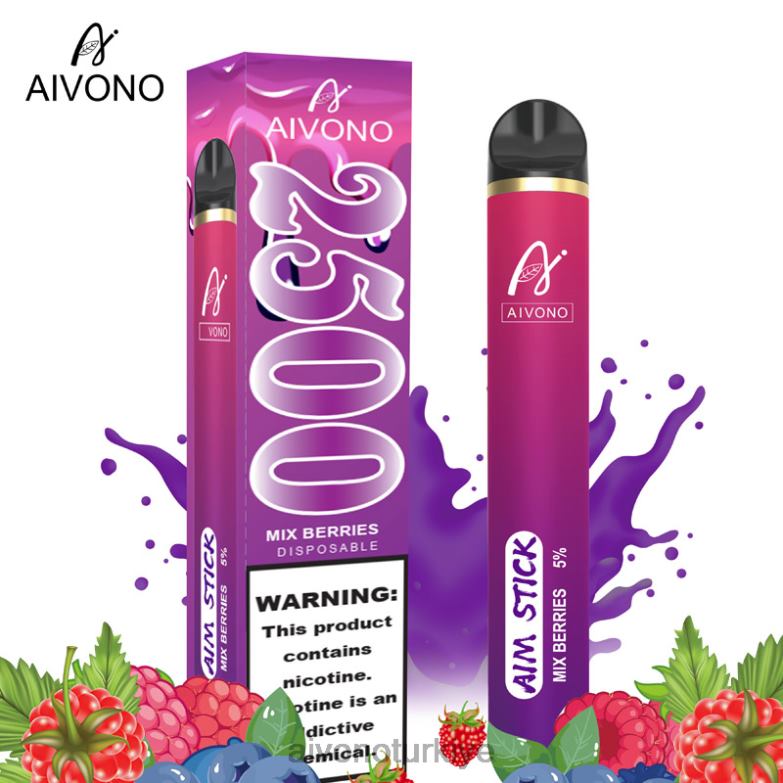 Aivono Vape Review - 68B6Z158 Aivono AIM STICK 2500 meyveleri karıştır