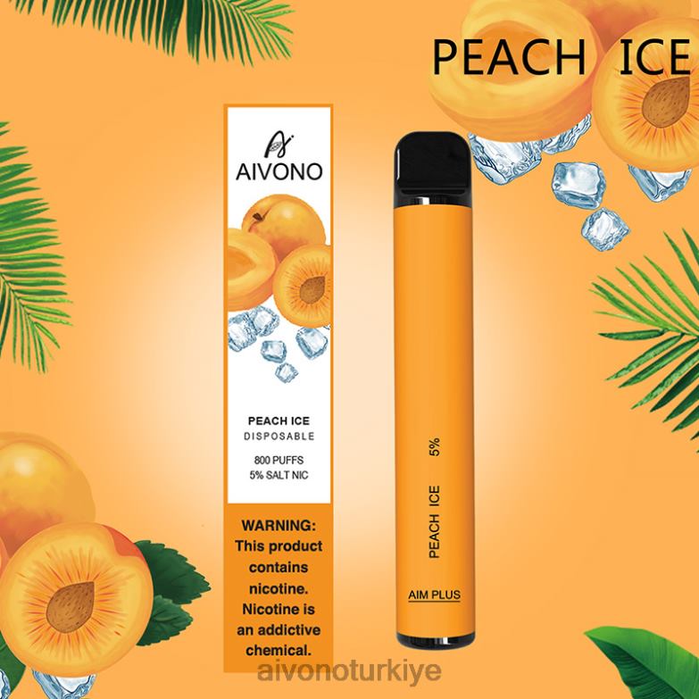 Aivono Vape Review - 68B6Z190 Aivono AIM PLUS 800 şeftalili buz