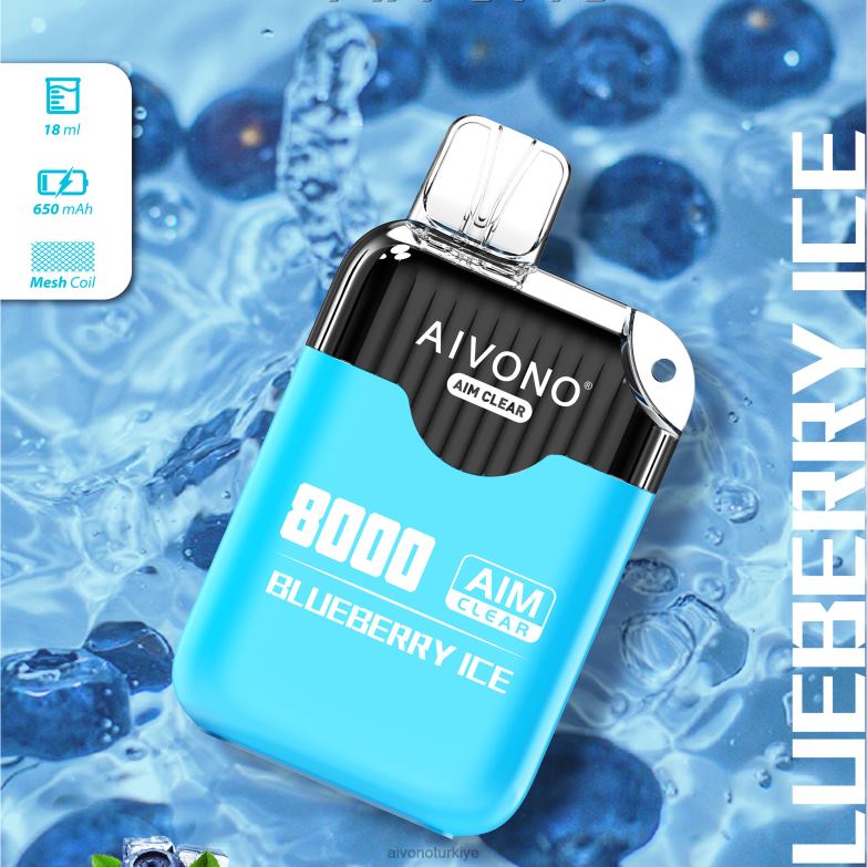 Aivono Vape Review - 68B6Z206 Aivono AIM CLEAR 8000 yaban mersinli buz