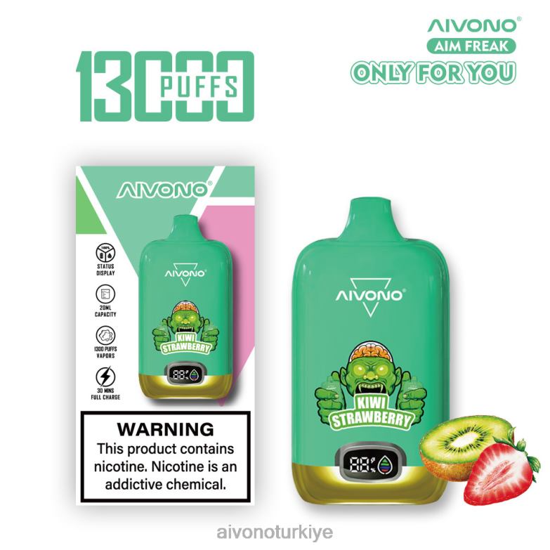 Aivono Vape Review - 68B6Z246 Aivono AIM FREAK 13000 kivi çilek