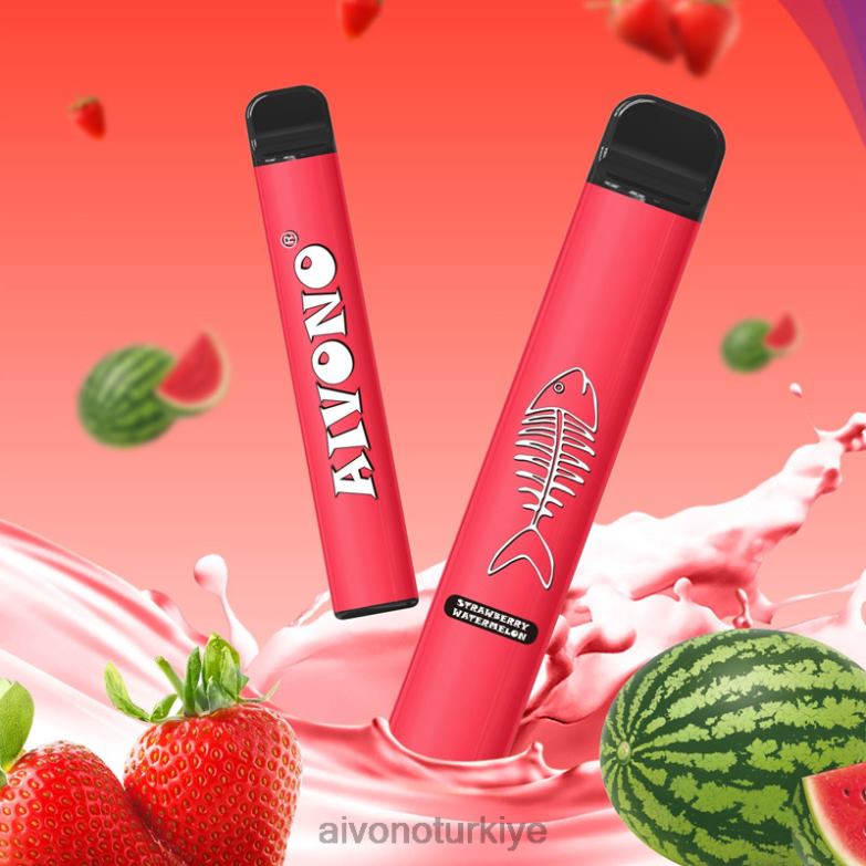 Aivono Vape Review - 68B6Z282 Aivono AIM FISHBONE 600 çilek karpuz