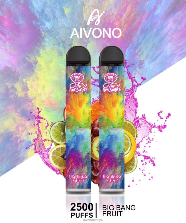 Aivono Vape Review - 68B6Z322 Aivono AIM SNAKE 2500 büyük patlama meyvesi