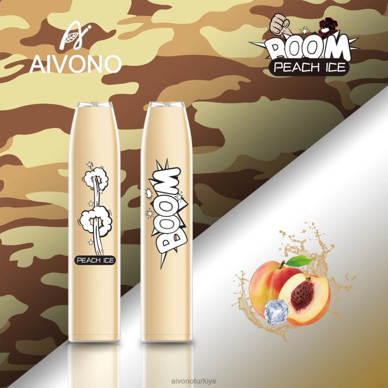Aivono Vape Review - 68B6Z362 Aivono AIM BOOM 600 şeftalili buz