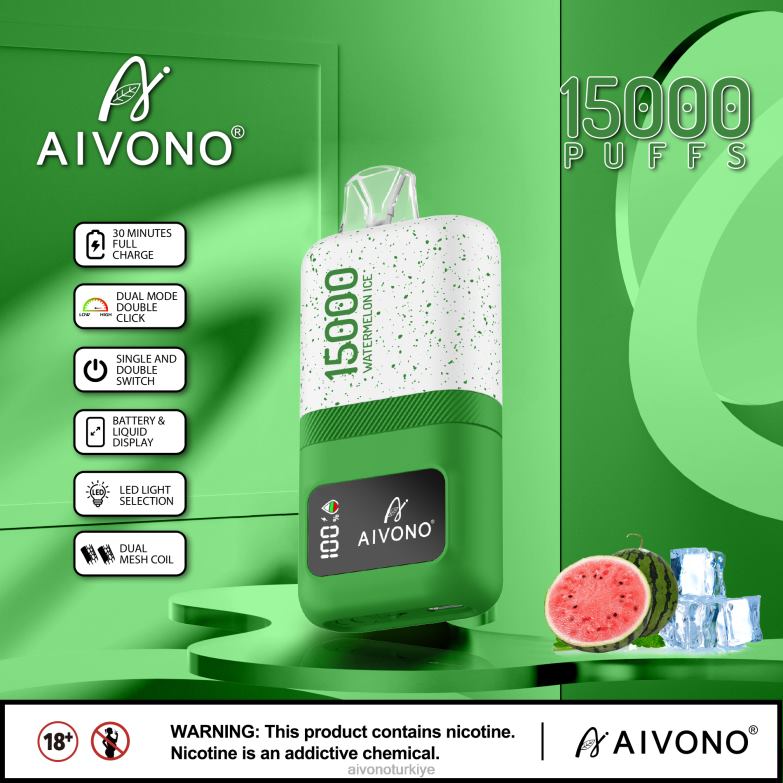 Aivono Vape Review - 68B6Z70 Aivono AIM magic 15000 karpuz buzu