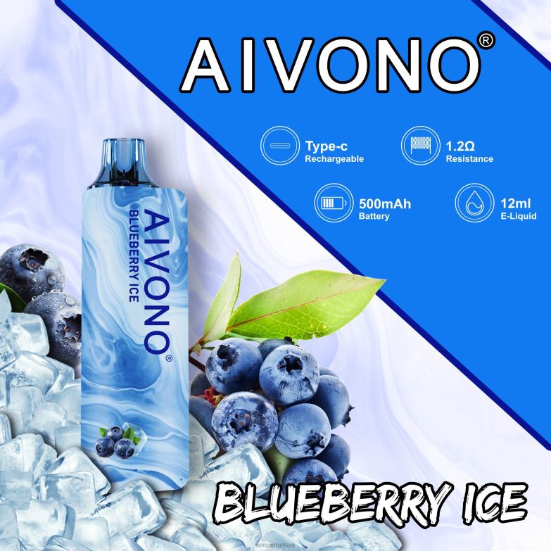 Aivono Vape Turkiye - 68B6Z104 Aivono AIM GUN 7000 yaban mersinli buz
