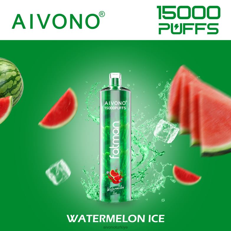 Aivono Vape Turkiye - 68B6Z12 Aivono FATMAN 15000 karpuz buzu