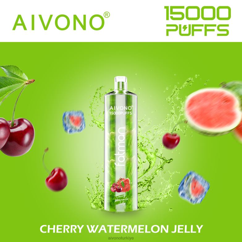 Aivono Vape Turkiye - 68B6Z20 Aivono FATMAN 15000 neşeli karpuz jölesi