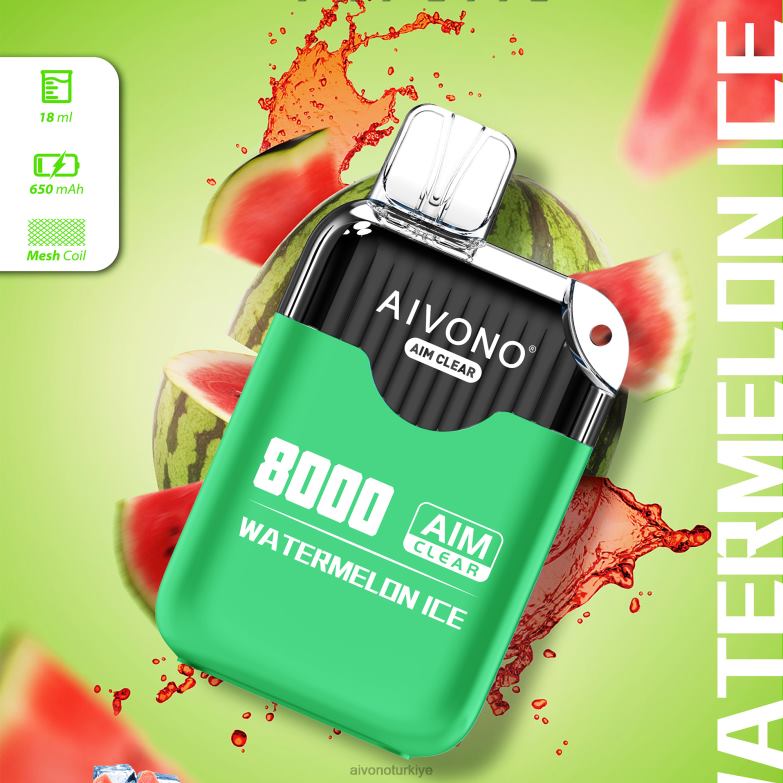 Aivono Vape Turkiye - 68B6Z204 Aivono AIM CLEAR 8000 karpuz buzu