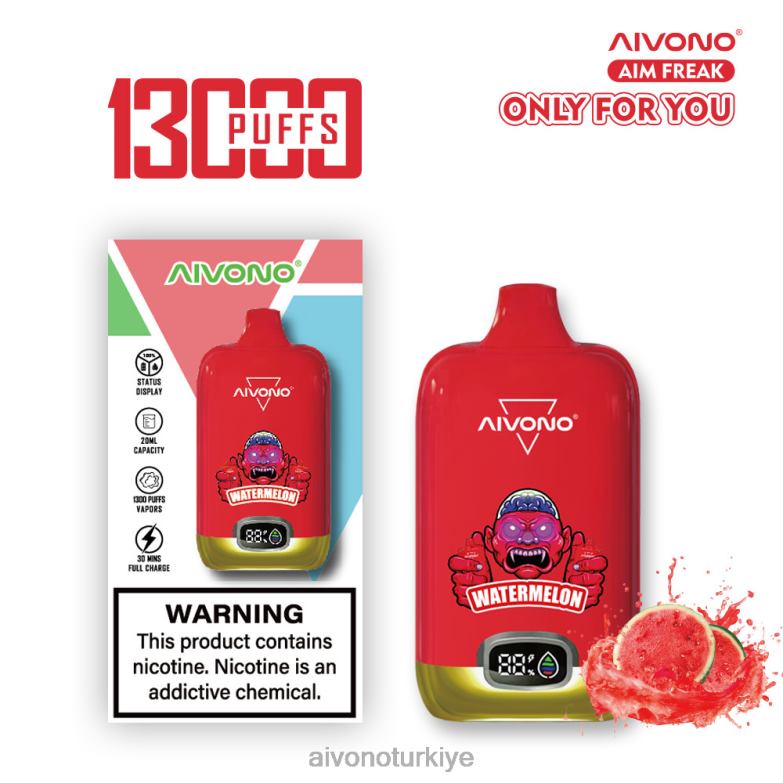 Aivono Vape Turkiye - 68B6Z244 Aivono AIM FREAK 13000 karpuz