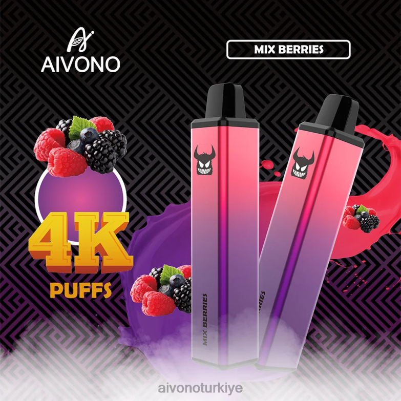 Aivono Vape Turkiye - 68B6Z260 Aivono AIM FREAK 4000 karışık meyveler