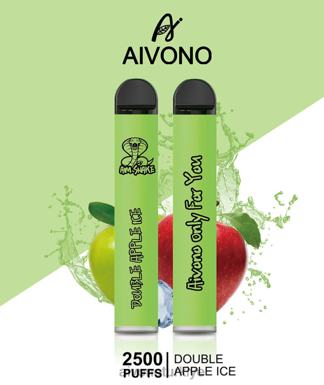 Aivono Vape Turkiye - 68B6Z304 Aivono AIM SNAKE 2500 çift ​​elmalı buz