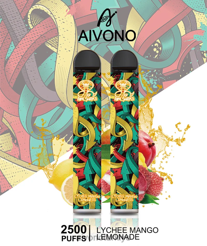 Aivono Vape Turkiye - 68B6Z308 Aivono AIM SNAKE 2500 lychee mangolu limonata