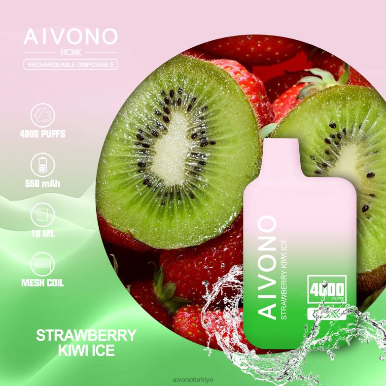 Aivono Vape - 68B6Z229 Aivono AIM BOXX 4000 çilek kivi buz