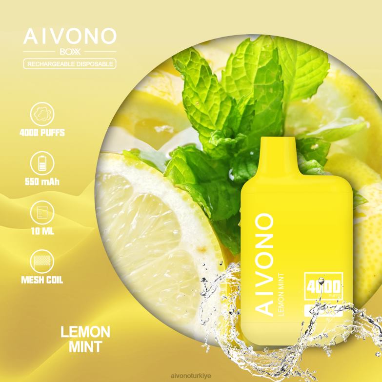 Aivono Vape Review - 68B6Z230 Aivono AIM BOXX 4000 limon nane