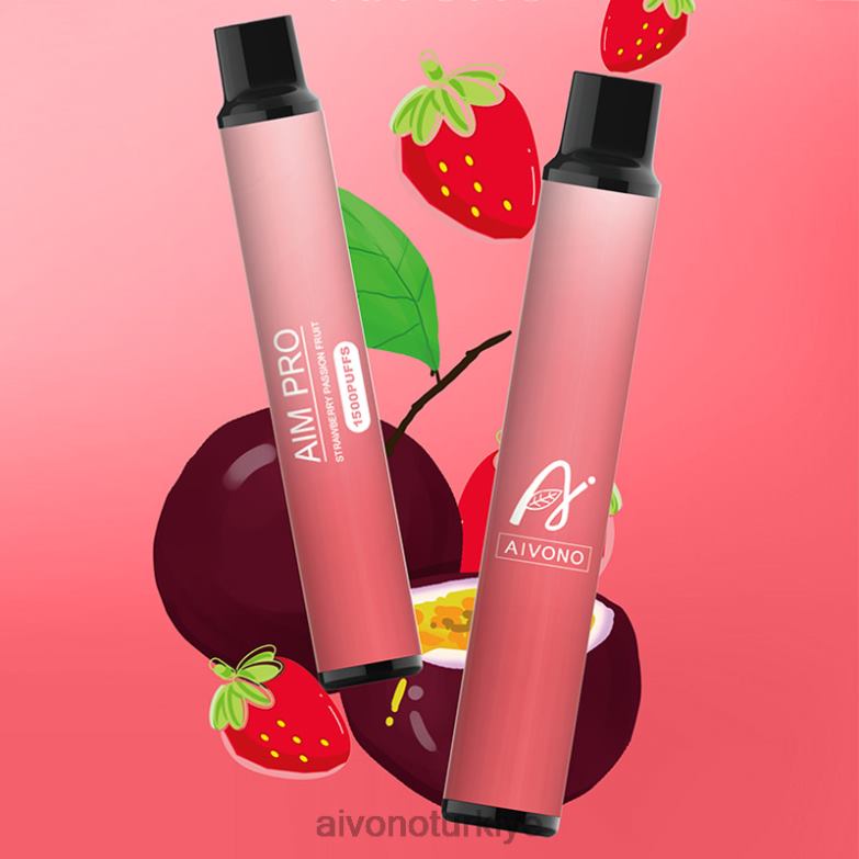 Aivono Vape Review - 68B6Z162 Aivono AIM PRO 1500 çilek tutku meyvesi