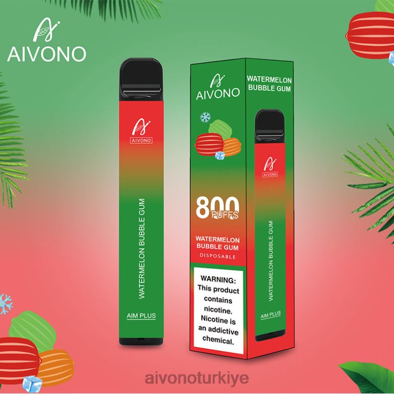 Aivono Vape Review - 68B6Z198 Aivono AIM PLUS 800 karpuzlu sakız