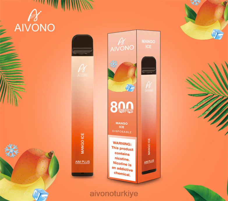 Aivono Vape Turkiye - 68B6Z184 Aivono AIM PLUS 800 mango buzu