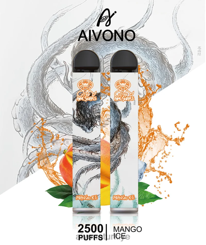 Aivono Vape - 68B6Z313 Aivono AIM SNAKE 2500 mango buzu
