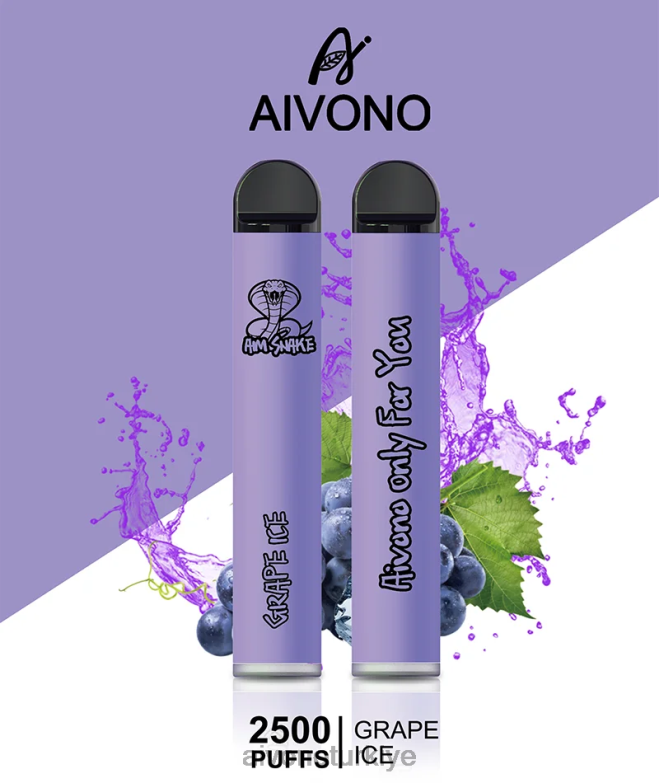 Aivono Vape Review - 68B6Z306 Aivono AIM SNAKE 2500 üzüm buzu