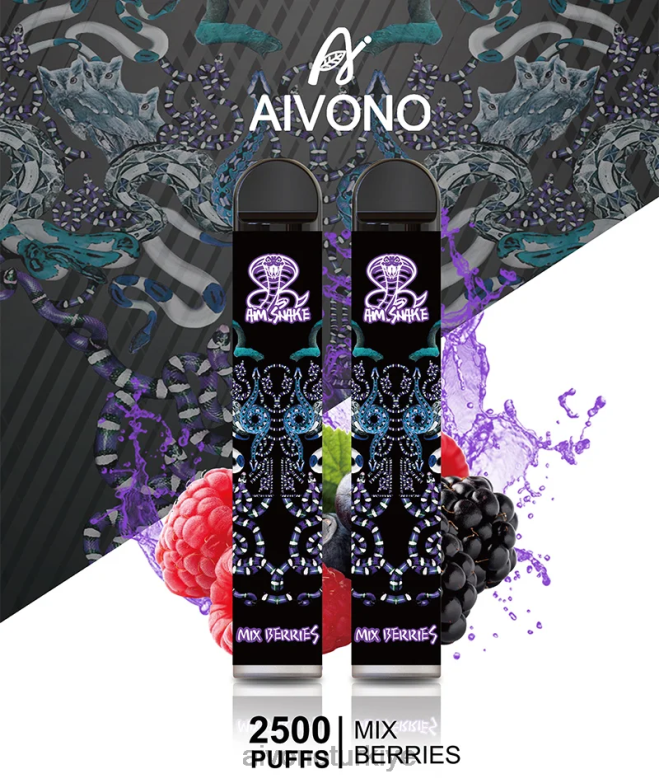 Aivono Vape Turkiye - 68B6Z312 Aivono AIM SNAKE 2500 meyveleri karıştır